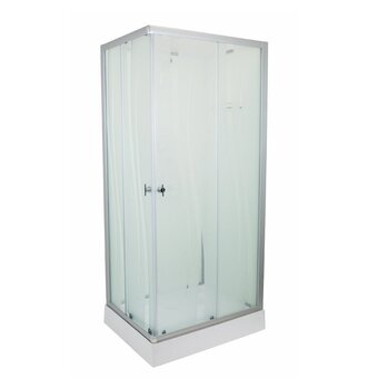 Hidromasažinė dušo kabina C1-79 White Crystal kaina ir informacija | Hidromasažinės dušo kabinos | pigu.lt