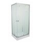 Hidromasažinė dušo kabina C1-79 White Crystal цена и информация | Hidromasažinės dušo kabinos | pigu.lt