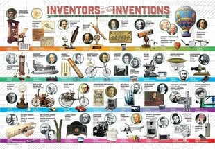 Dėlionė Eurographics, 6200-0724, Inventors and their Inventions, 200 d. kaina ir informacija | Dėlionės (puzzle) | pigu.lt