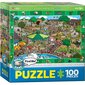 Dėlionė Eurographics, 6100-0542, A Day at the Zoo, 100 d. цена и информация | Dėlionės (puzzle) | pigu.lt