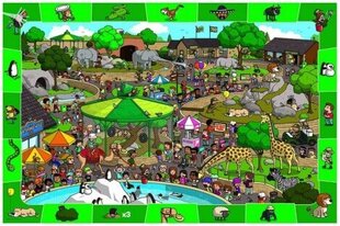 Пазл Eurographics, 6100-0542, A Day at the Zoo, 100 шт. цена и информация | Пазлы | pigu.lt