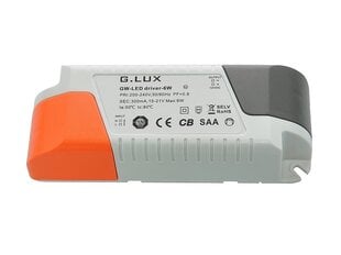 Светодиодный блок питания GW-LED driver-6W цена и информация | Источник питания | pigu.lt