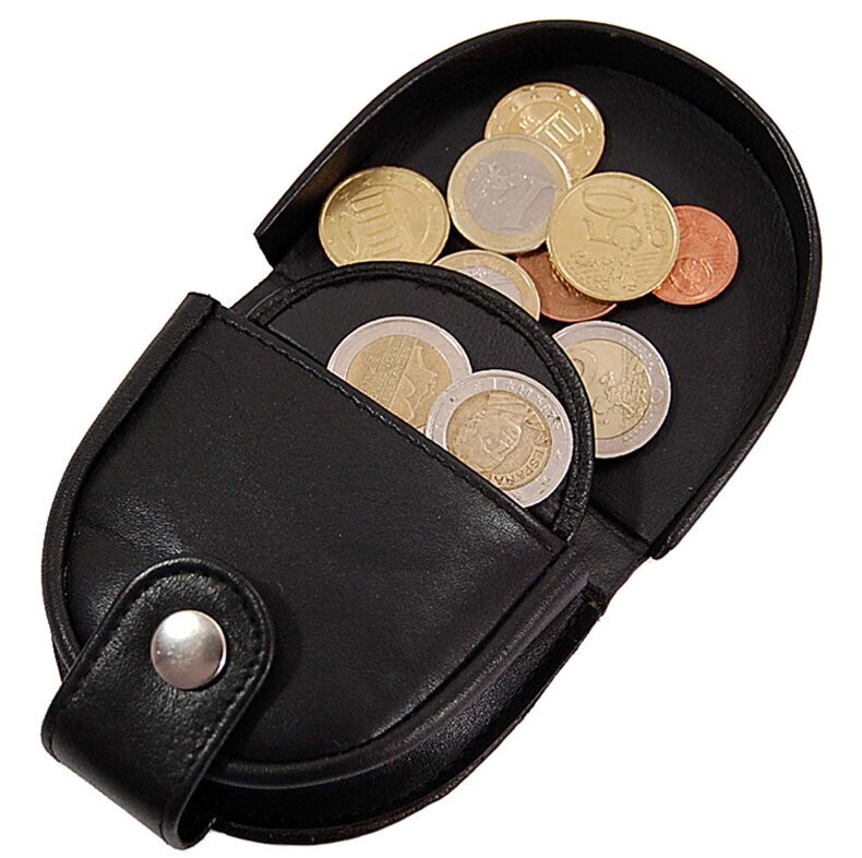 Vyriškas monetų dėklas Branco 61114, juodas kaina ir informacija | Vyriškos piniginės, kortelių dėklai | pigu.lt