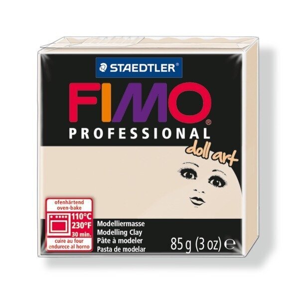 Modelinas Fimo Professional Doll Art, rusvas, 85g цена и информация | Piešimo, tapybos, lipdymo reikmenys | pigu.lt