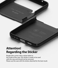 Ringke dėklas telefonui skirtas Samsung Galaxy Z Flip3 5G, juodas kaina ir informacija | Telefono dėklai | pigu.lt