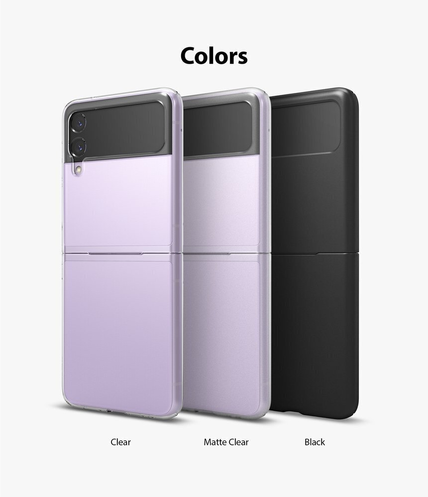 Ringke dėklas telefonui skirtas Samsung Galaxy Z Flip3 5G, juodas kaina ir informacija | Telefono dėklai | pigu.lt