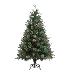 Kalėdinė eglutė su pušies kankorėžiais 1.2 m цена и информация | Искусственные елки | pigu.lt