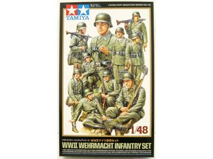 Конструктор Tamiya - WWII Wehrmacht Infantry Set, 1/48, 32602 цена и информация | Конструкторы и кубики | pigu.lt