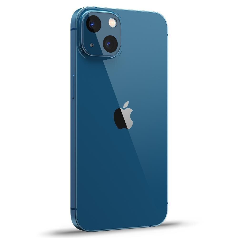 Spigen Optik Lens Protector, iPhone 13 mini / 13 Blue цена и информация | Apsauginės plėvelės telefonams | pigu.lt