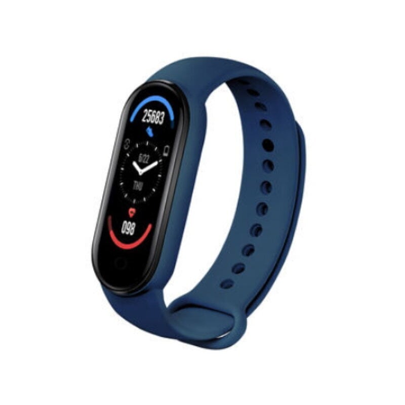 Išmanioji apyrankė iWear SM6, mėlyna kaina ir informacija | Išmaniosios apyrankės (fitness tracker) | pigu.lt