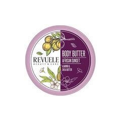 Drėkinamasis kūno sviestas Revuele African Sunset Almond and Shea Body Butter, 200ml kaina ir informacija | Kūno kremai, losjonai | pigu.lt