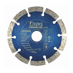 Deimantinis diskas Powerline Construction D125x22mm цена и информация | Механические инструменты | pigu.lt