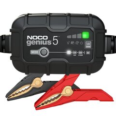 Зарядное устройство Noco Genius5 5A 6V/12V цена и информация | Зарядные устройства для аккумуляторов | pigu.lt