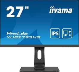 Iiyama ProLite XUB2793HS-B4 kaina ir informacija | Monitoriai | pigu.lt