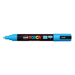 Маркер UNI Posca PC-5M светло-голубой (8) цена и информация | Письменные принадлежности | pigu.lt