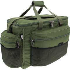 Большая сумка для рыбалки Large carryall, камуфляжная/зеленая цена и информация | Рыболовные ящики, чехлы и рюкзаки | pigu.lt