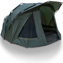 NGT XL Fortress 2 man Bivvy 300 x 340 x 160cm,  Большая двухместная палатка цена и информация | Палатки | pigu.lt