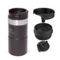 Termo puodelis The NeverLeak Travel Mug, 0,25 L, matinės juodos spalvos kaina ir informacija | Termosai, termopuodeliai | pigu.lt