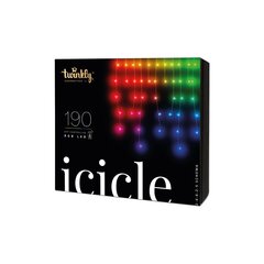 TWINKLY Icicle 190 (TWI190STP-TEU) Intelligent LED Lights 190 LED RGB 5x0,7 m kaina ir informacija | Girliandos | pigu.lt
