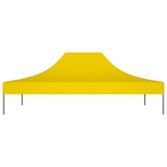 Proginės palapinės stogas, 4,5x3 m, geltonas цена и информация | Беседки, навесы, тенты | pigu.lt