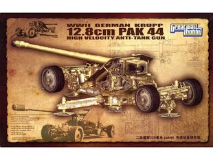 Конструктор Great Wall Hobby - WWII German Krupp 12.8 см Pak 44 High Velocity Anti Tank Gun, 1/35, L3526 цена и информация | Конструкторы и кубики | pigu.lt