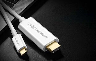 Ugreen kabelis, USB-C - Hdmi, 1.5 m kaina ir informacija | Kabeliai ir laidai | pigu.lt