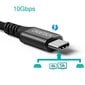 Choetech fast charging cable USB Type C - USB Type C 3.1 Gen 2 100W Power Delivery, 2 m kaina ir informacija | Laidai telefonams | pigu.lt