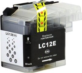 Brother LC-12EBK LC12EBK rašalo kasetė Dofe analoginė, juoda kaina ir informacija | Kasetės rašaliniams spausdintuvams | pigu.lt