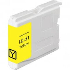Чернильный картридж RedBox Brother LC-51Y LC51 LC1000Y LC1000 Y цена и информация | Картриджи для струйных принтеров | pigu.lt