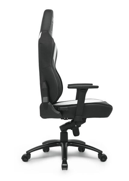 Žaidimų kėdė L33T E-Sport Pro Superior XL, juoda/balta kaina ir informacija | Biuro kėdės | pigu.lt