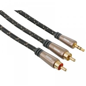 Hama, RCA/Aux 3.5 mm, 1.5 m kaina ir informacija | Kabeliai ir laidai | pigu.lt