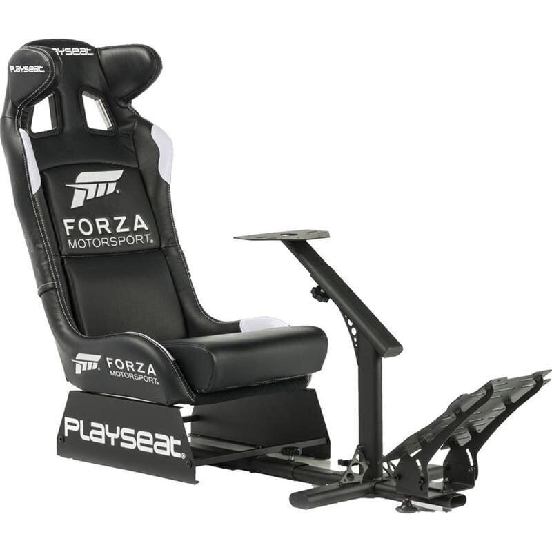 Žaidimų kėdė Playseats Forza Motorsport Pro, juoda/balta kaina ir informacija | Biuro kėdės | pigu.lt