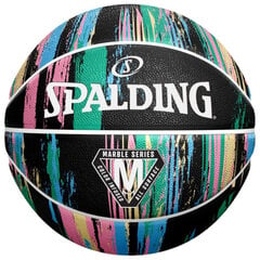 Мяч баскетбольный Spalding Marble, размер 7 цена и информация | Баскетбольные мячи | pigu.lt