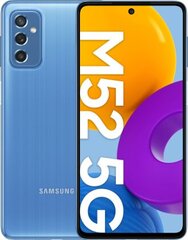Мобильный телефон Samsung Galaxy M52 5G, 128 GB, Dual SIM, Blue цена и информация | Мобильные телефоны | pigu.lt