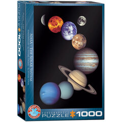 Dėlionė Eurographics, 6000-0100, NASA Solar System, 1000 d. kaina ir informacija | Dėlionės (puzzle) | pigu.lt