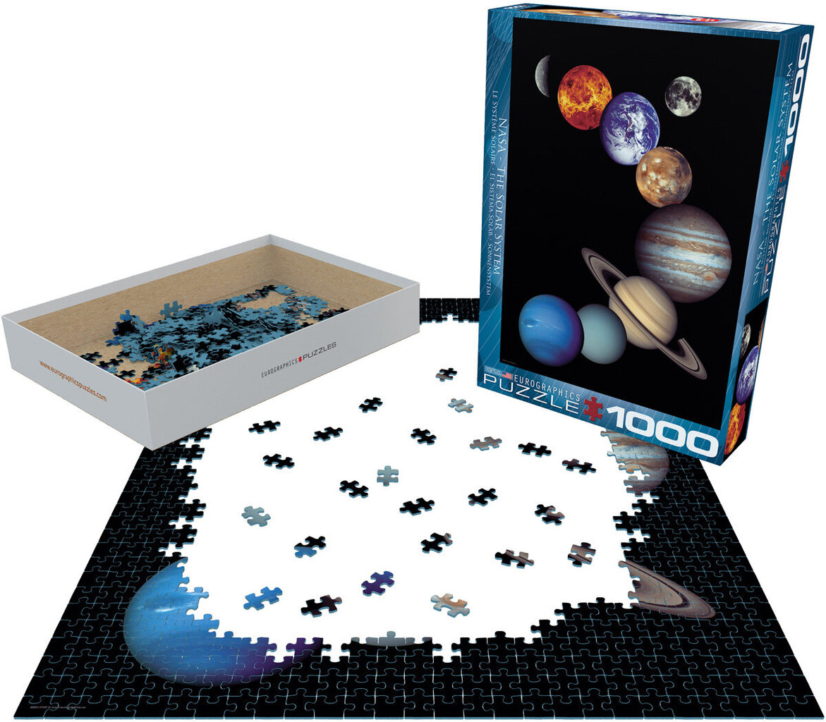 Dėlionė Eurographics, 6000-0100, NASA Solar System, 1000 d. цена и информация | Dėlionės (puzzle) | pigu.lt