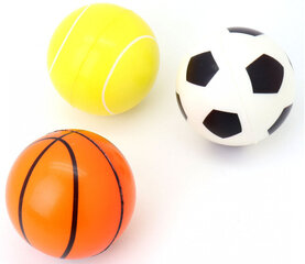 Minkšti kamuoliukai, 3 vnt. kaina ir informacija | Žaislai kūdikiams | pigu.lt