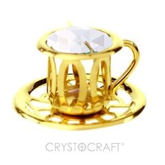 Mažas kavos puodelis su SWAROVSKI kristalais kaina ir informacija | Interjero detalės | pigu.lt