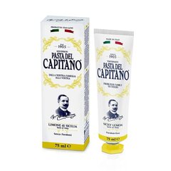 Dantų pasta su BIO citrina Capitano 1905, 75 ml kaina ir informacija | Dantų šepetėliai, pastos | pigu.lt