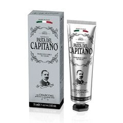Зубная паста Pasta del Capitano 1905 Charcoal, 75 мл цена и информация | Зубные щетки, пасты | pigu.lt