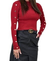 Облегающий женский свитер Variety Harmony, красный цена и информация | Свитера женские | pigu.lt