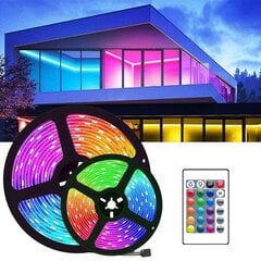 LED juostelė Airi, RGB su pultu, 5 m kaina ir informacija | LED juostos | pigu.lt