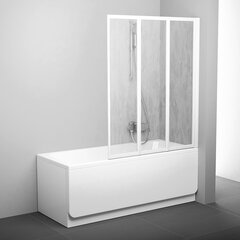 Vonios sienelė Ravak VS3, Išmatavimai: 130 Stiklas: Rain kaina ir informacija | Priedai vonioms, dušo kabinoms | pigu.lt
