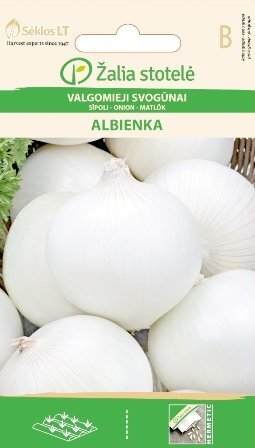 Valgomieji svogūnai Albienka цена и информация | Daržovių, uogų sėklos | pigu.lt