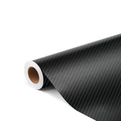 Виниловая пленка 6D Carbon, ширина 1.52м цена и информация | Самоклеящиеся пленки | pigu.lt