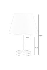 Настольная лампа Opviq 203- M- Silver цена и информация | Настольные светильники | pigu.lt
