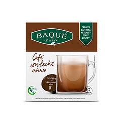 Кофе «Baque Lactose free white coffee» кофейные капсулы совместимы с «Dolce gusto®*», 10 таблеток. цена и информация | Кофе, какао | pigu.lt