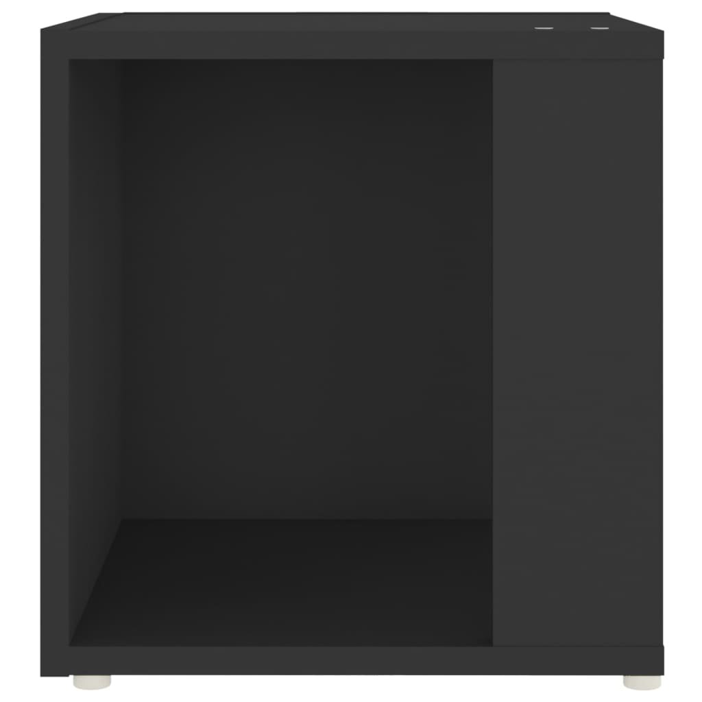 vidaXL Šoninis staliukas, juodos spalvos, 33x33x34,5 cm kaina ir informacija | Kavos staliukai | pigu.lt