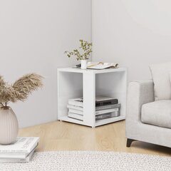 vidaXL Šoninis staliukas, baltos spalvos, 33x33x34,5 cm kaina ir informacija | Kavos staliukai | pigu.lt