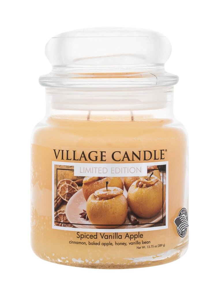 Kvapioji žvakė Village Candle Spiced Vanilla Apple 389 g kaina ir informacija | Žvakės, Žvakidės | pigu.lt